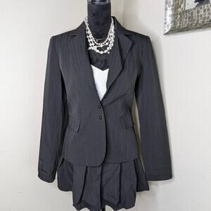Giorgio sant angelo black blazer size 10